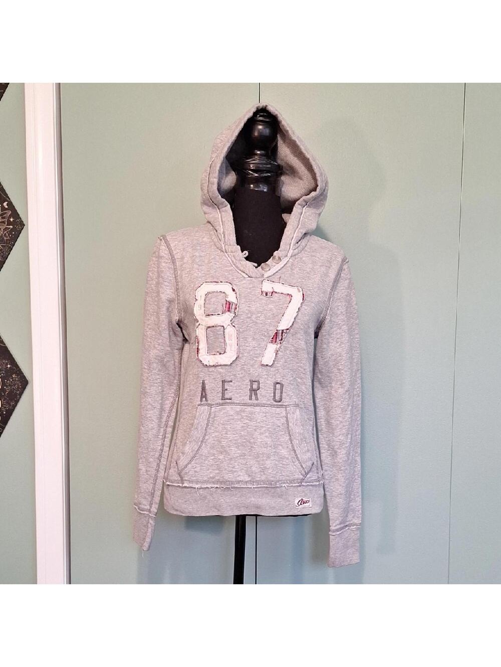 Y2k Aeropostale Gray Sweatshirt Size Medium